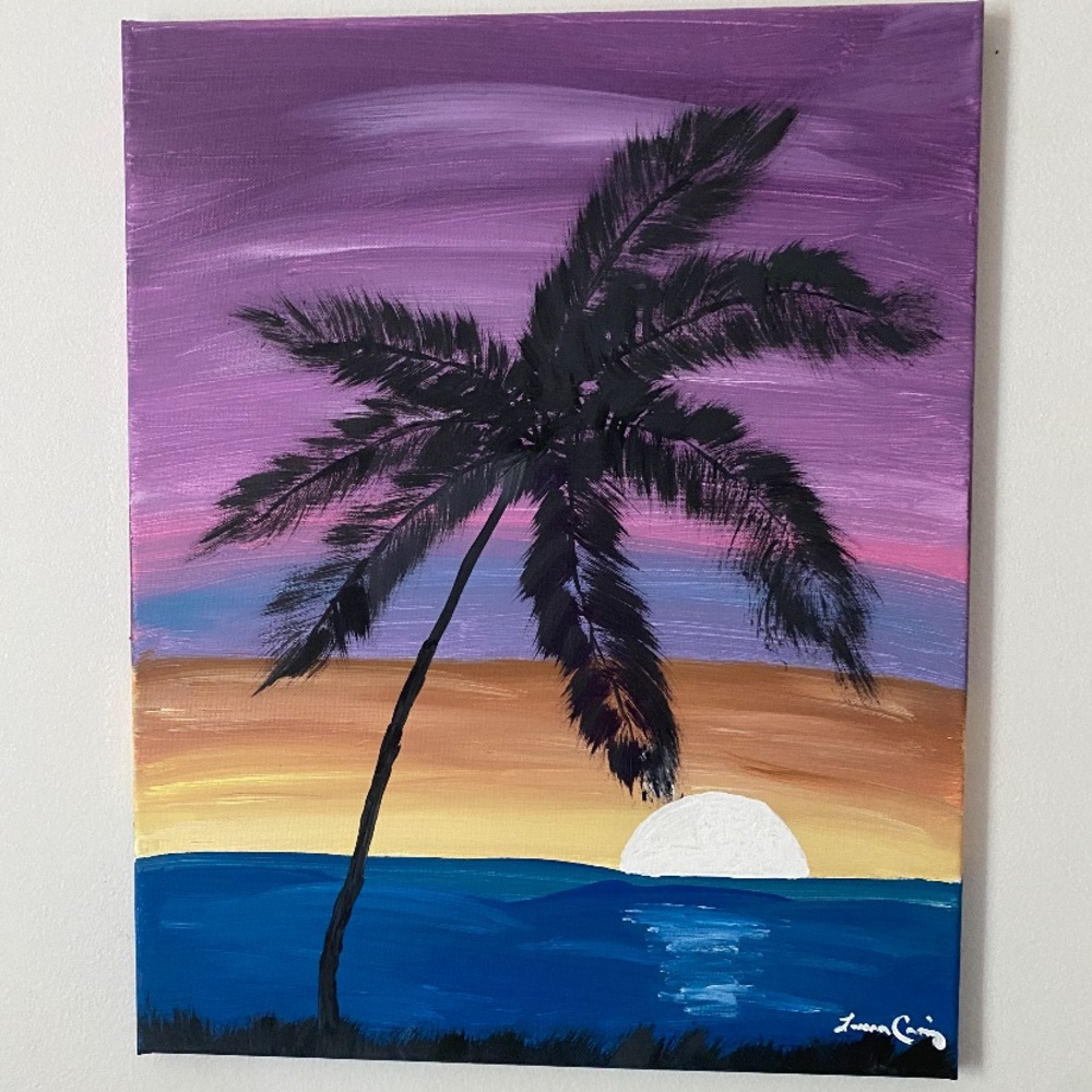 Palm Tree painting
